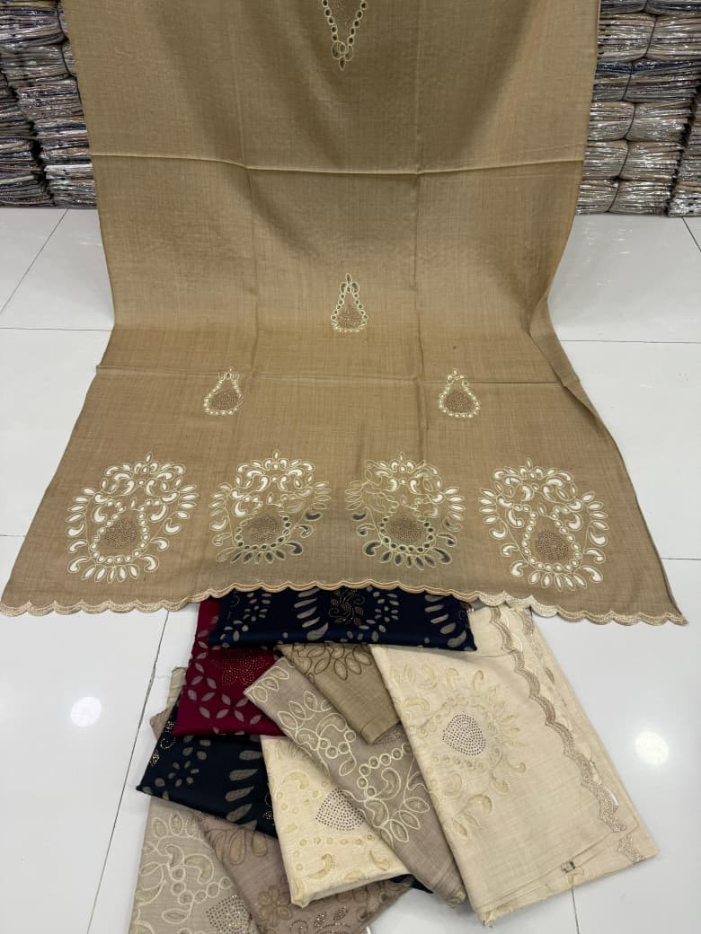 Wool Tissue Lesser Cutwork