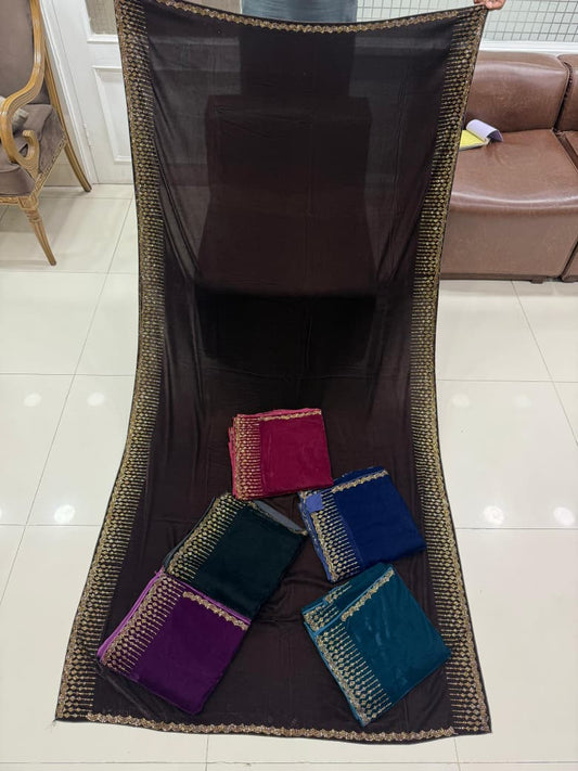 Velvet Fourcut Fourborder